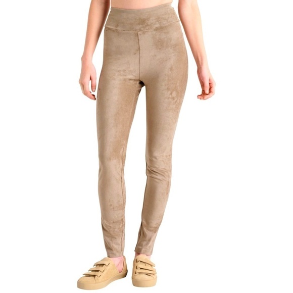 🆕 Splendid - Faux Suede Leggings Size S Vegan SOFT COZY - Picture 1 of 4